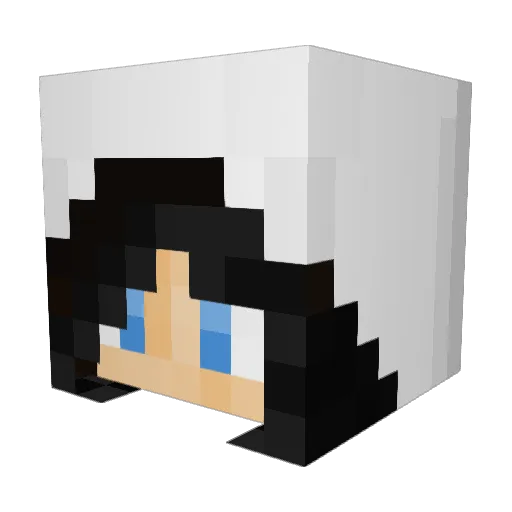 Lemon_sweet Minecraft avatar head, 3D render