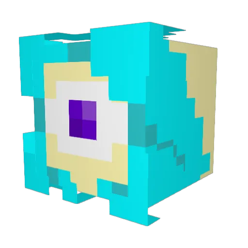 Lemonadantimary Minecraft avatar head, 3D render