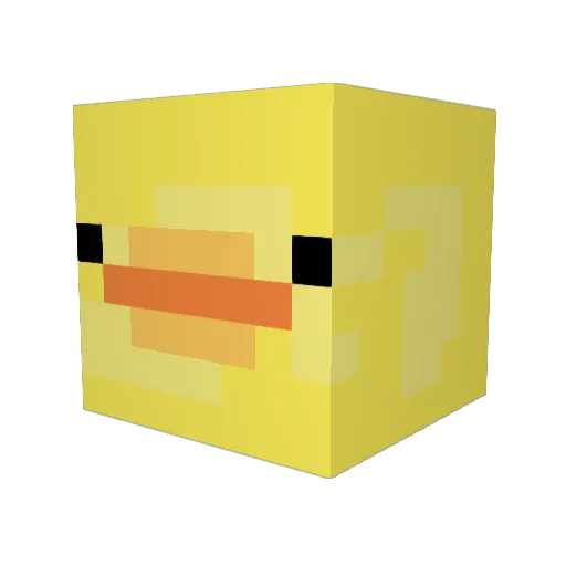 LemonadeAndTea Minecraft avatar head, 3D render