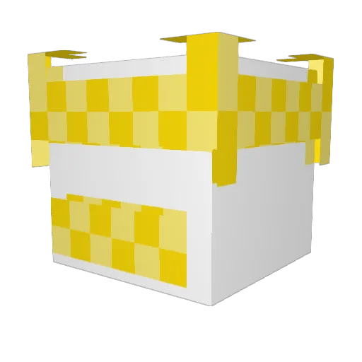 LemonadeDucky428 Minecraft avatar head, 3D render