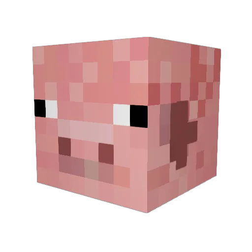 LemonadeHands Minecraft avatar head, 3D render
