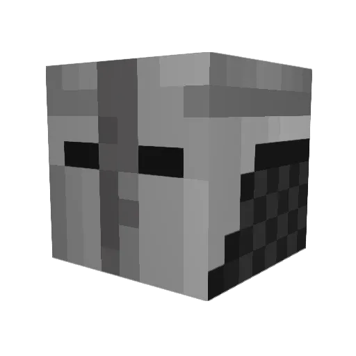 Lemonatte Minecraft avatar head, 3D render
