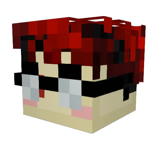 Lemonish_McG Minecraft avatar head, 3D render