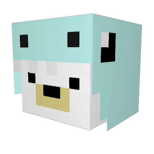 Lemonlimesplit09 Minecraft avatar head, 3D render