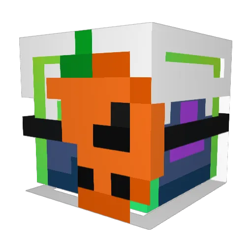 Lemonmonitor Minecraft avatar head, 3D render