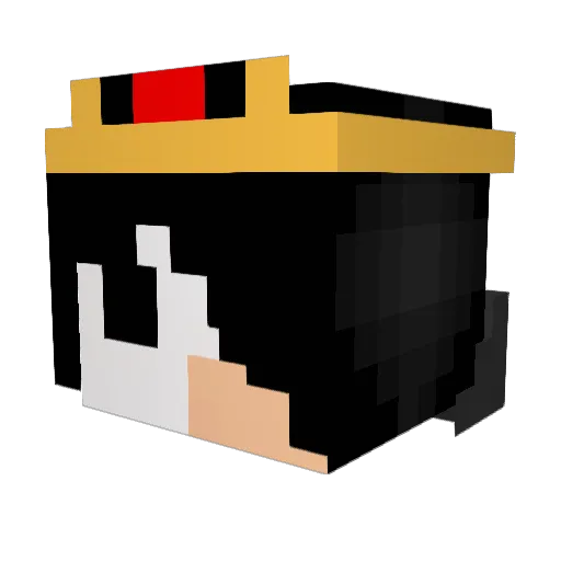 Lemonmonkey1001 Minecraft avatar head, 3D render