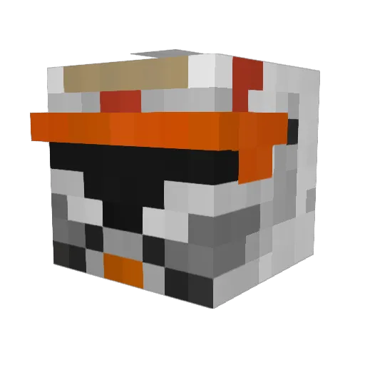 LemonsDemon Minecraft avatar head, 3D render