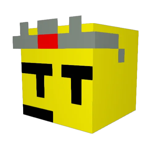 LemonsHonor Minecraft avatar head, 3D render