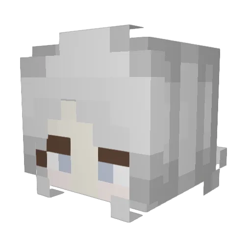 LemonyCitron Minecraft avatar head, 3D render