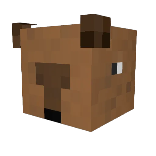LemonyComic3402 Minecraft avatar head, 3D render