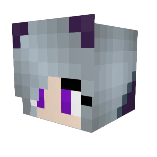 LemonyLimes Minecraft avatar head, 3D render
