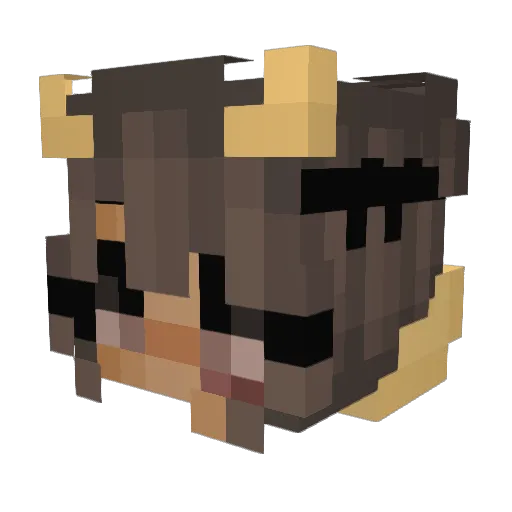 LemonyTester Minecraft avatar head, 3D render