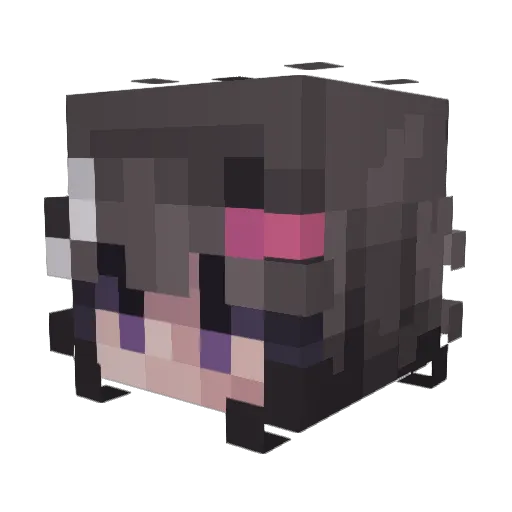 Lemonyyrocks Minecraft avatar head, 3D render
