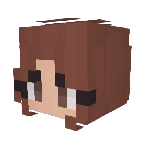 Len_ni12 Minecraft avatar head, 3D render