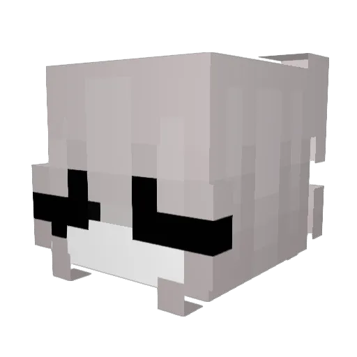 Lena0203 Minecraft avatar head, 3D render