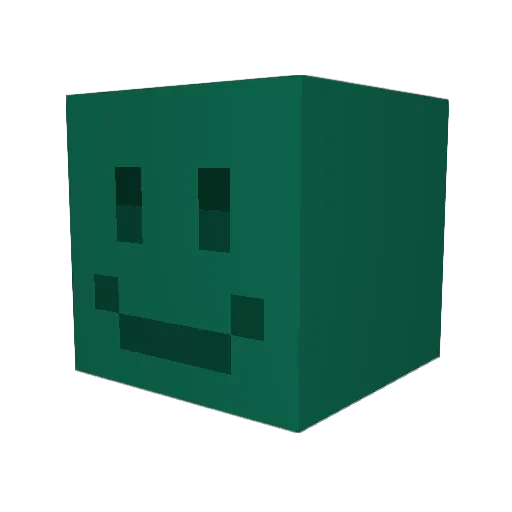 LenaArena Minecraft avatar head, 3D render