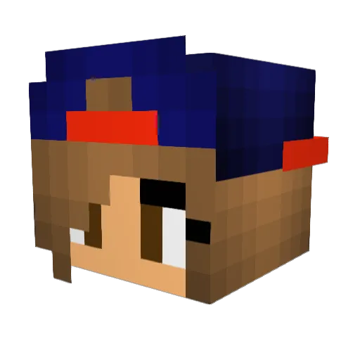 Lena_Maria Minecraft avatar head, 3D render
