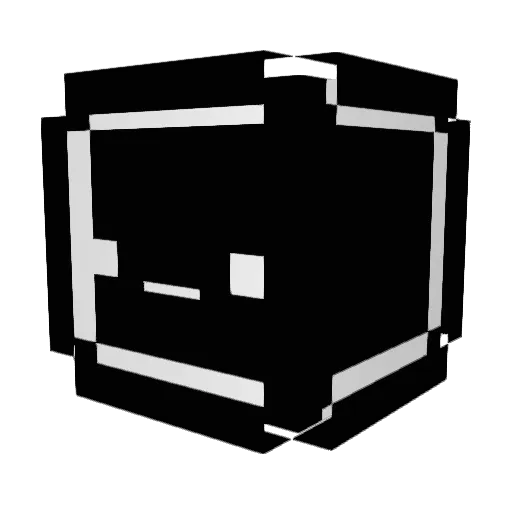 Lenann_ Minecraft avatar head, 3D render