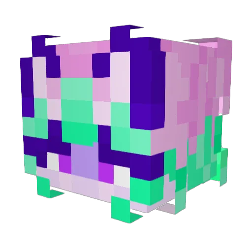 LenceStars Minecraft avatar head, 3D render
