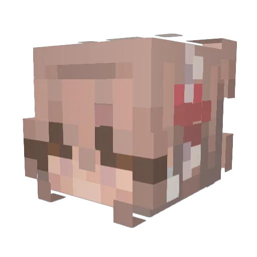 Leni2703 Minecraft avatar head, 3D render