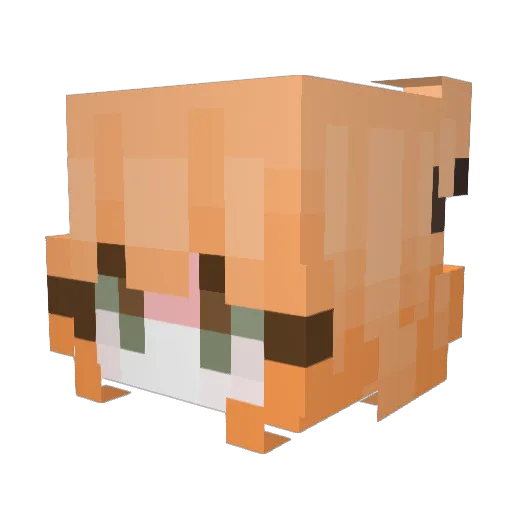 Leni3115 Minecraft avatar head, 3D render