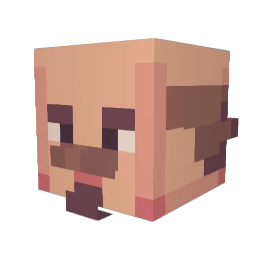 Lenin_Rt Minecraft avatar head, 3D render