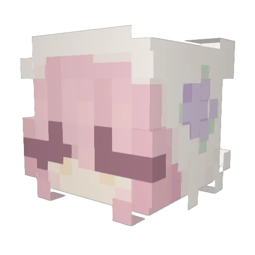 LenixThePhoenix Minecraft avatar head, 3D render