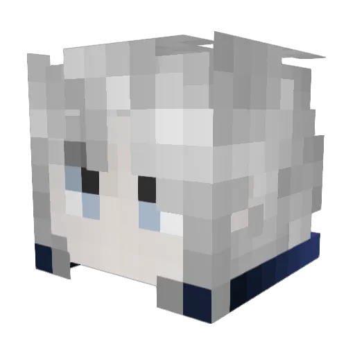 LenixionPTS Minecraft avatar head, 3D render