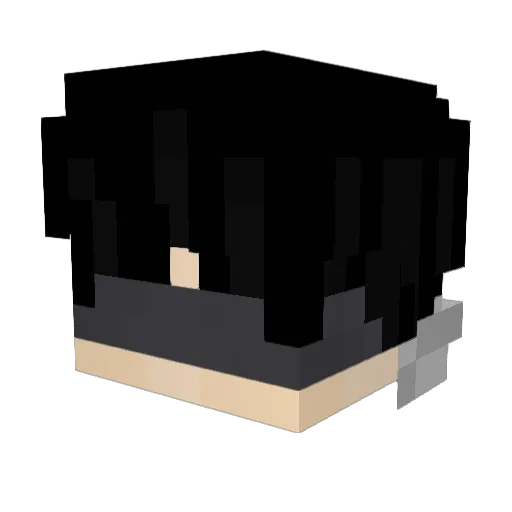 Lenn1877 Minecraft avatar head, 3D render