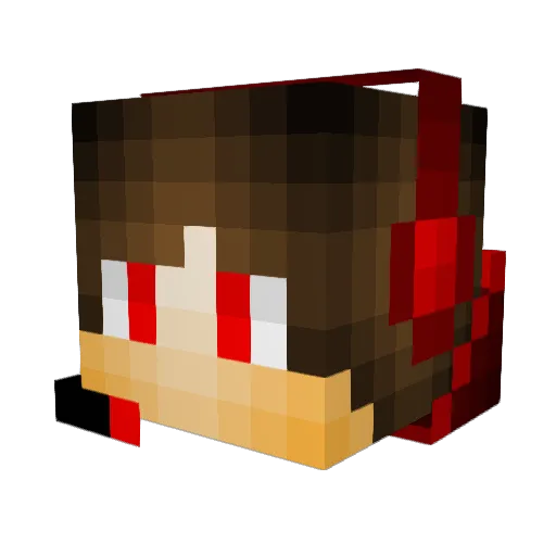 Lennard309 Minecraft avatar head, 3D render