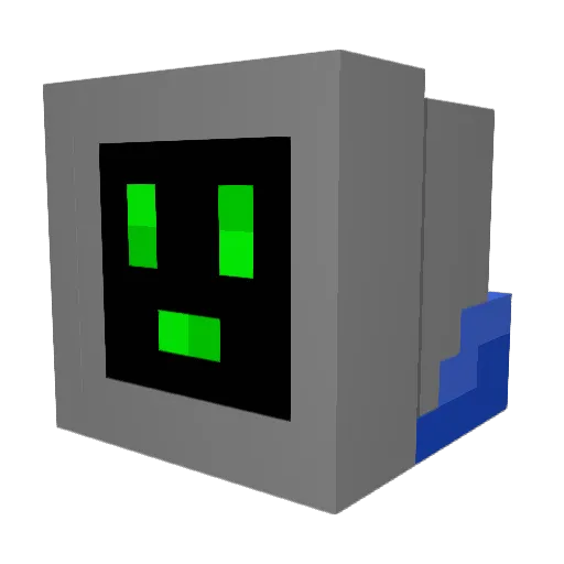 LennardonMeth Minecraft avatar head, 3D render