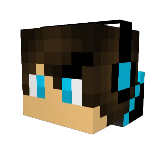 Lennart_1999 Minecraft avatar head, 3D render