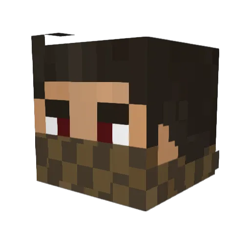 Lennart_bladh12 Minecraft avatar head, 3D render