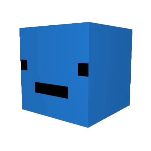 LennePamPenne Minecraft avatar head, 3D render