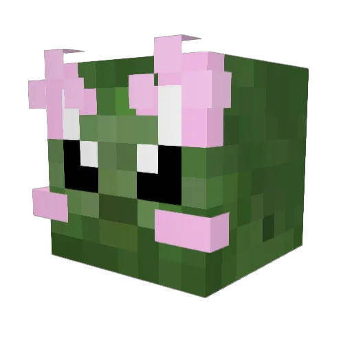 Lennio_ Minecraft avatar head, 3D render