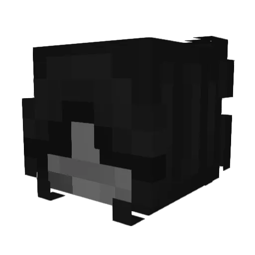 Lennjy Minecraft avatar head, 3D render