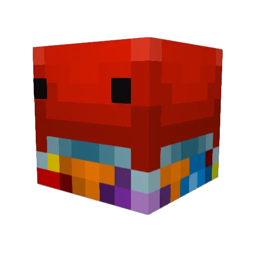Lennon12345 Minecraft avatar head, 3D render