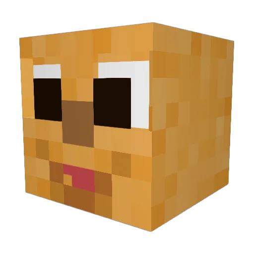 LennonMC69 Minecraft avatar head, 3D render