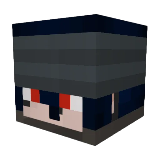 Lennox1224 Minecraft avatar head, 3D render