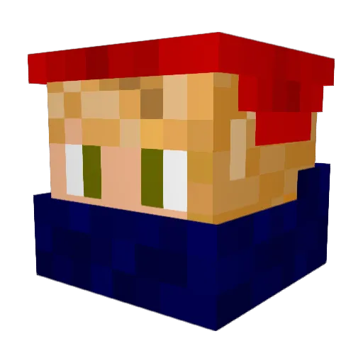 LenntoxHDLP Minecraft avatar head, 3D render