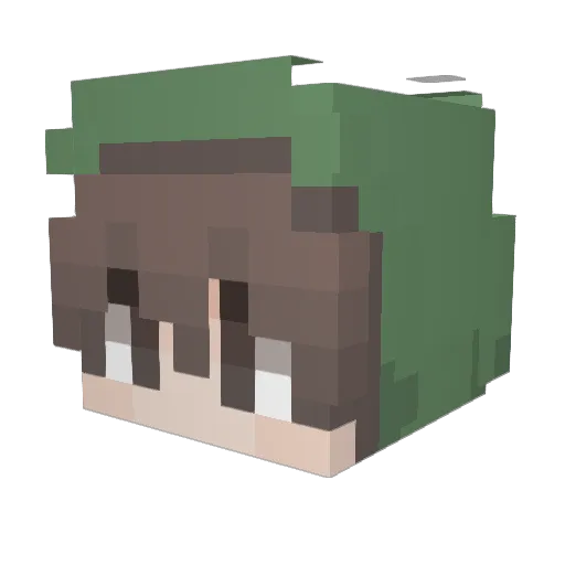 Lenny2309 Minecraft avatar head, 3D render