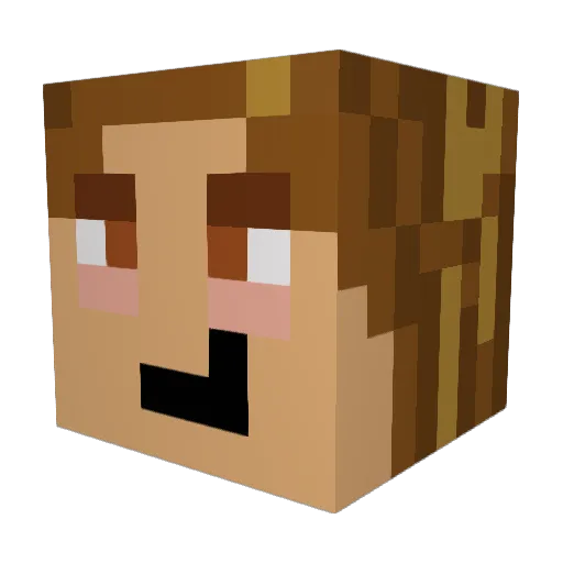 LennyG88 Minecraft avatar head, 3D render