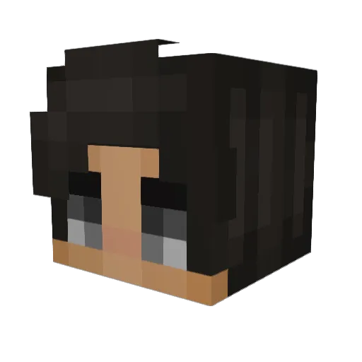 LennyIsstLisa Minecraft avatar head, 3D render