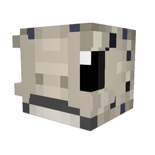 LennyTheGecko Minecraft avatar head, 3D render