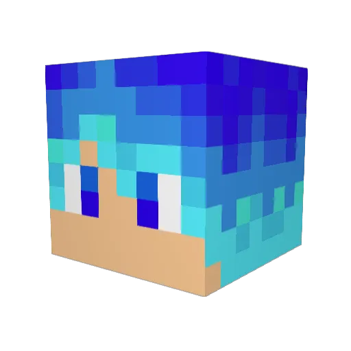 Lenny_3009 Minecraft avatar head, 3D render