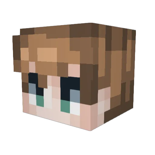 Minecraft-Avatar von Lennymany: Kopf als 3D-Render