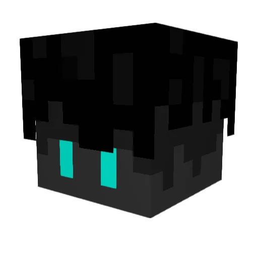 Lenori Minecraft avatar head, 3D render