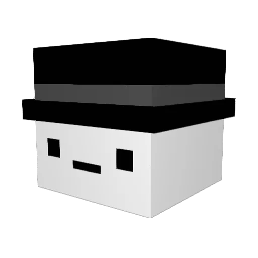 Lenovskiii Minecraft avatar head, 3D render