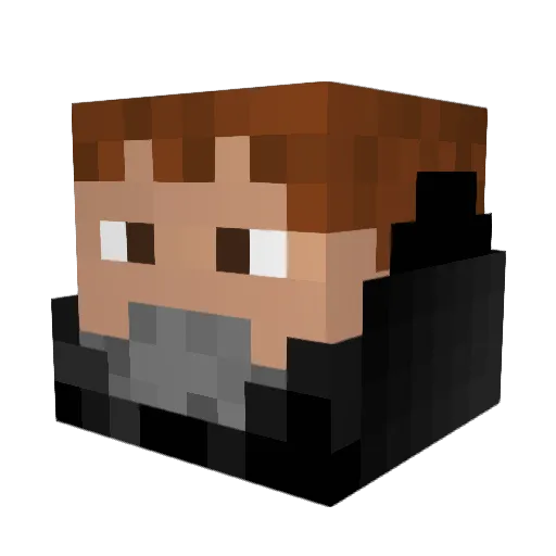 Lenox1999 Minecraft avatar head, 3D render