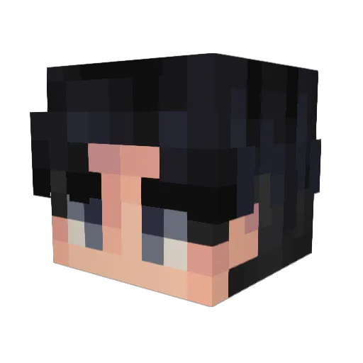 Lenss13 Minecraft avatar head, 3D render